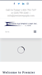 Mobile Screenshot of premierequipla.com