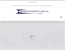 Tablet Screenshot of premierequipla.com